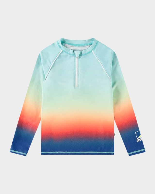 Boy's Noble Ombre Rash Guard, Size 7-12